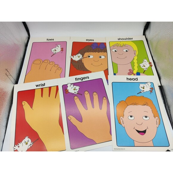 Vintage Trend Look N Do Lets Exercise 16 Laminated Activity Card Set 1991 - Picture 9 of 12